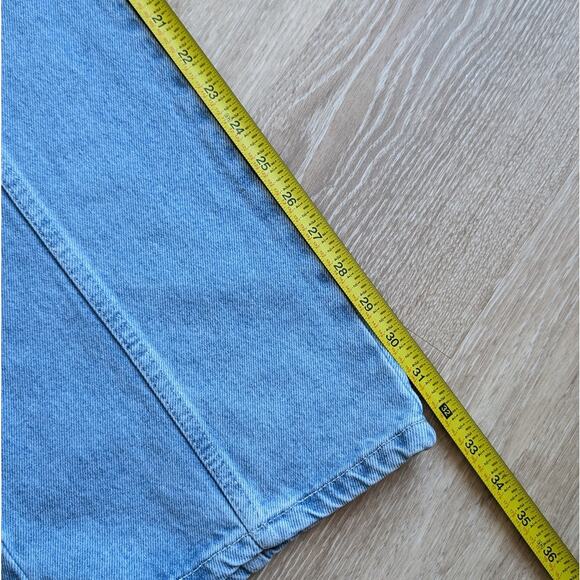 NWT Coosh Blue Denim High-Waisted Straight Cut BIKINI Jeans, size M - Picture 7 of 9